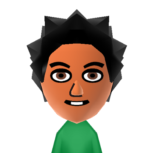 Dannel Mii character: He is on the cover and back of Wii U NintendoLand. He is in a Luigi Costume.