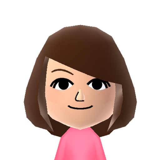 うたこ Mii character: A Mii from Wii Karaoke U