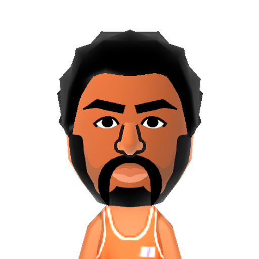 D'Russell Mii character: NBA Basketball Player who plays for the San Francisco Golden State Warriors