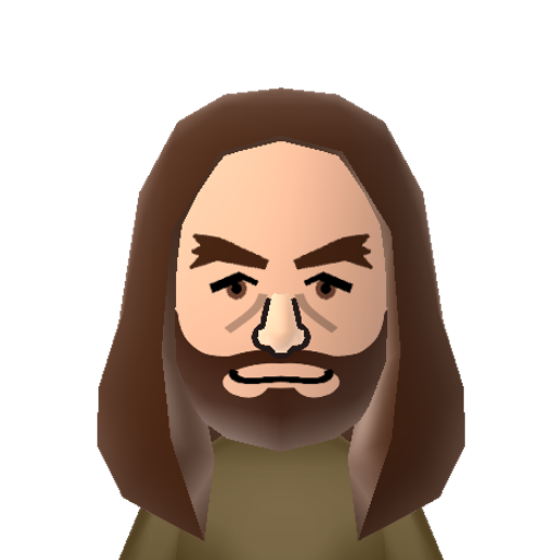 Hagrid Mii character preview