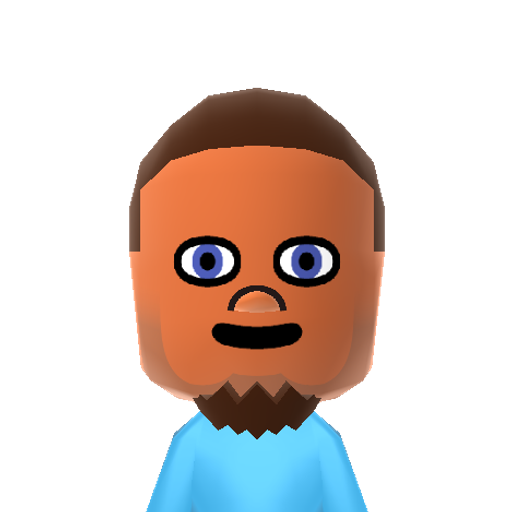 Steve Mii character: The default player from Minecraft.