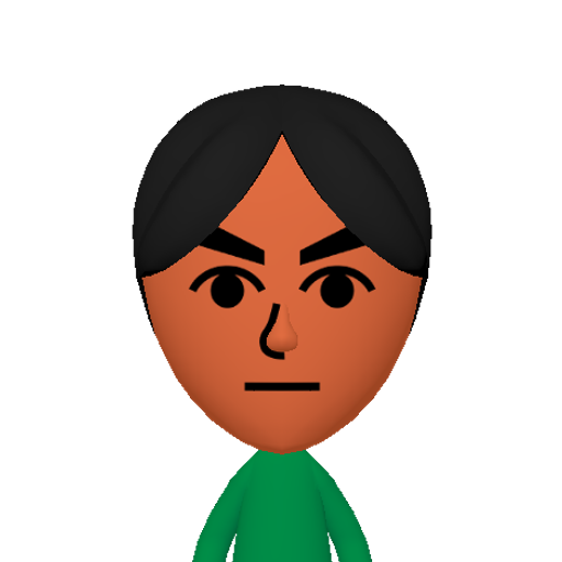 no name Mii character: This Mii is from the Switch SDK as a SampleDB Mii.