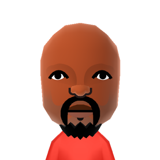 Cpt. Sisko Mii character: Starfleet Captain on the space-station 'Deep Space Nine' in the spin-off sci-fi series 'Star Trek: DS9'. Played by Avery Brooks.