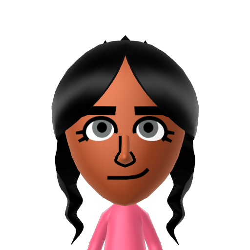 Judy Mii character: from Switch CPU Mii QR Codes! [@MythicalWolfYT]