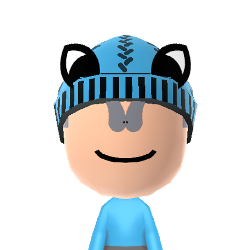 Froakie Mii character: A water type pokemon from Pokemon X and Y