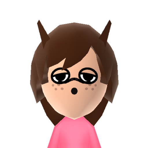 Sable V2 Mii character: From "Animal Crossing". The seamstress of the only tailor shop in town. She and Tom Nook were good friends.