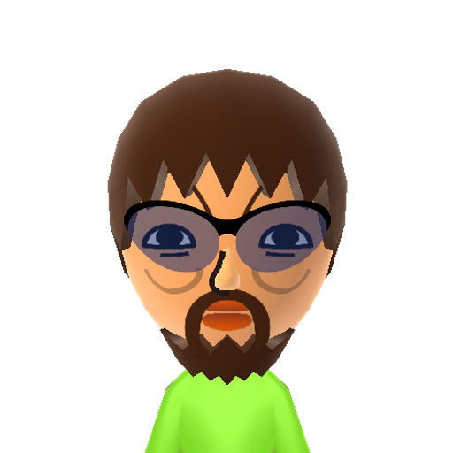 プロフェッサーS Mii character: A Mii from Dillon's Dead-Heat Breakers