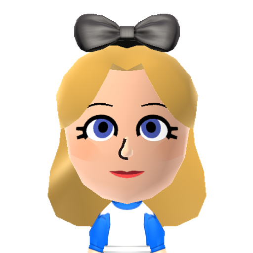Alice Mii character preview