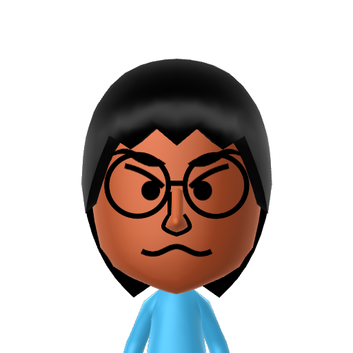 ＋，－．／：；＜＝＞ Mii character: This is a Mii for testing Mii nicknames.