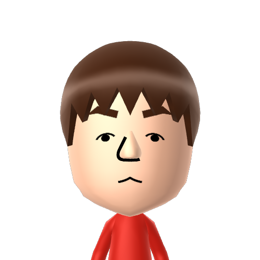 そら Mii character: NNID: srsrsrsr5555