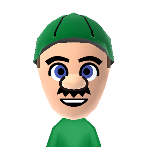 Luigi Mii character preview