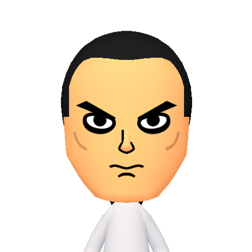 Hakuyo Mii character: Hakuyo from the Streets of Rage series. Basically Shiva before Shiva was a thing.