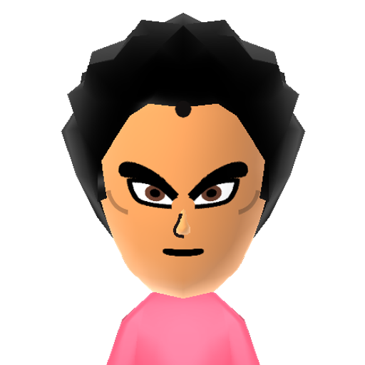 Badman Mii character: "Dragon Ball" character.