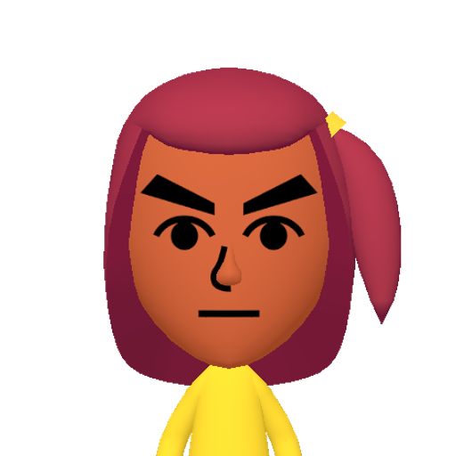 no name Mii character: This Mii is from the Switch SDK as a SampleDB Mii.