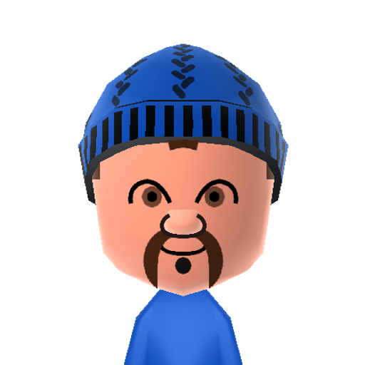 UFC Chuck Mii character: UFC light heavyweight fighter. The mo-hawk (tough on a mii) even looks good from the side.