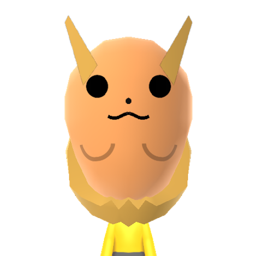 Pikachu Mii character preview