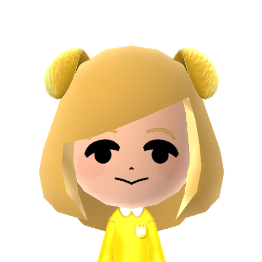 Isabelle Mii character preview