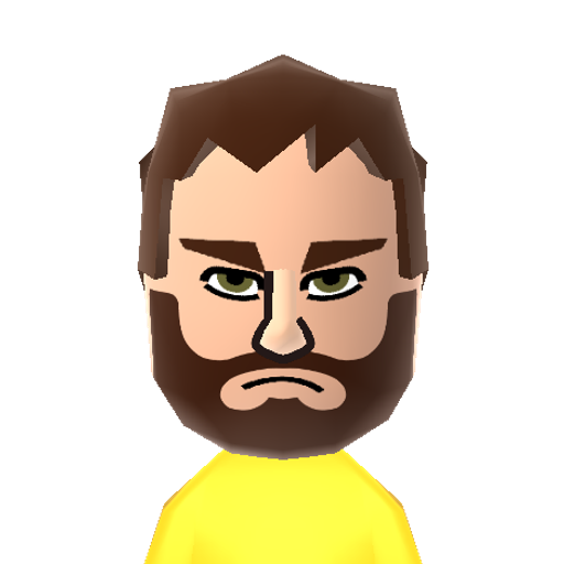 Epic M. T. Mii character: Harley from Epic Meal Time on YouTube