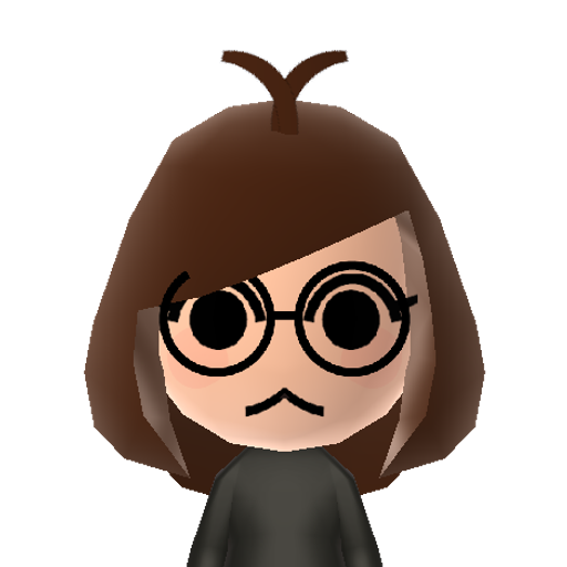 Tomato Mii character: This is a Mii uploaded for the 3DS version and distributed by Mii Central for both the 3DS and Switch versions of Miitopia.