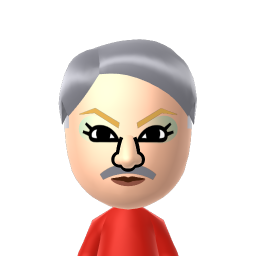 Adult Cool Mii character: These are extracted and derived from the Mii Central Miis from the 3DS Miitopia.