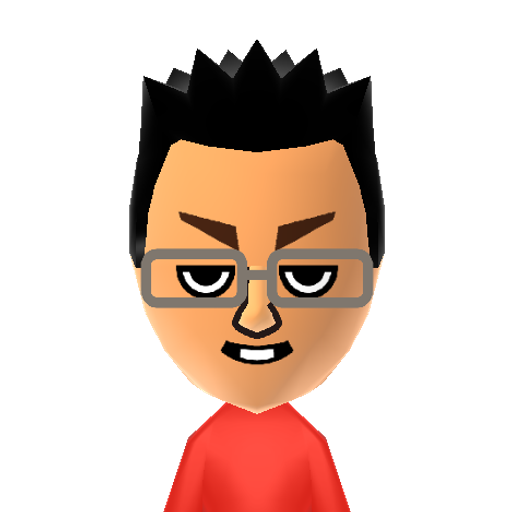 さとうくん Mii character: a Happy Hammerin' Staff Mii