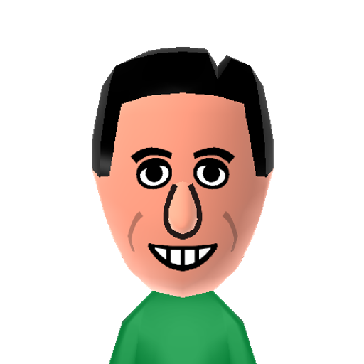 Ray Romano Mii character: Comedian and actor famous for his syndicated sitcom "Everybody Loves Raymond".