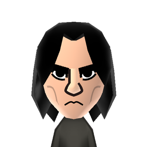 Snape Mii character preview