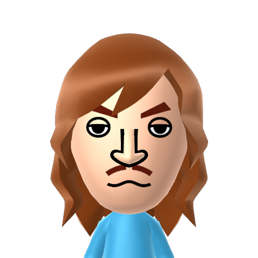 Zef Mii character: this mii is a exclusives of this site