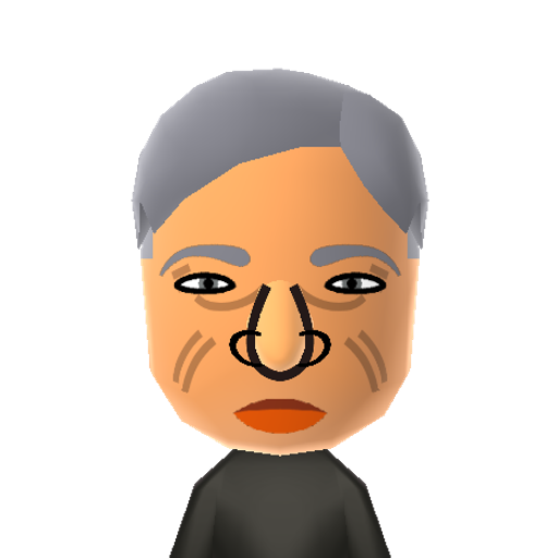 Old Man Mii character preview