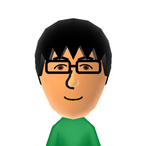 BrainSikk Mii character: NNID: BrainSikk