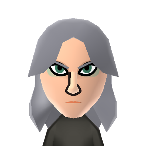 Sephiroth Mii character: The one-winged angel from Final Fantasy VII.