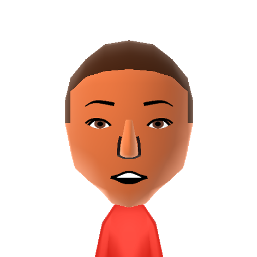 Pharrell Mii character: American singer-songwriter, rapper, record producer, musician, and fashion designer.