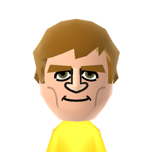 John Mii character: He is a CPU Mii from Wii Music.