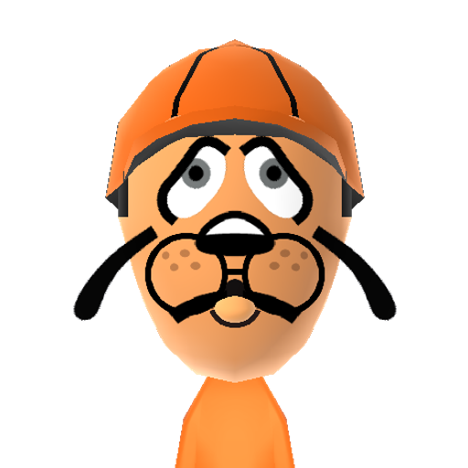 Goofy Mii character preview