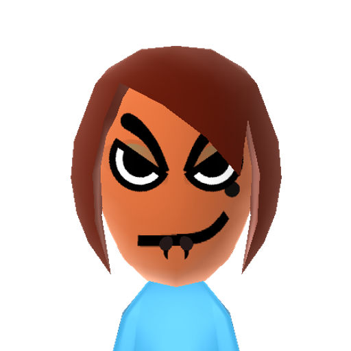 Undyne Mii character preview