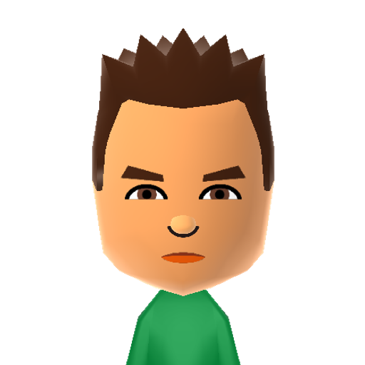 Toby Mii character: Band member of "Before You Exit"