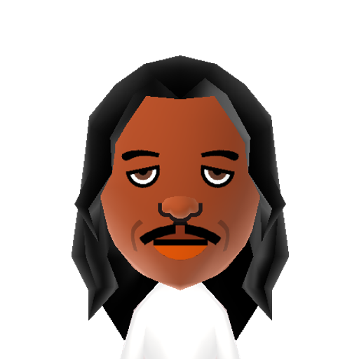 Rick James Mii character: Punk funk singer from the late '70s and '80s. Hit songs include "Super Freak", "Mary Jane" and "You and I".