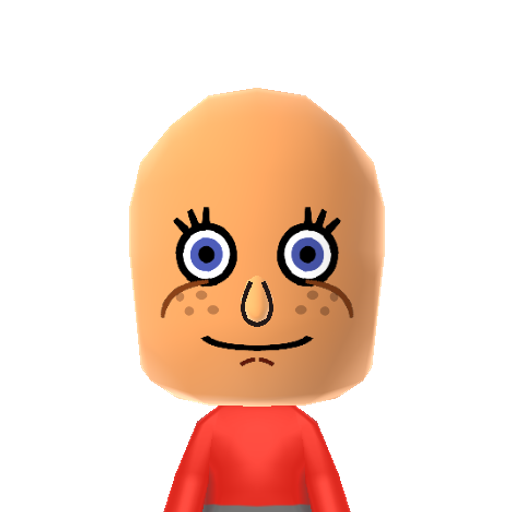 SpongeBob Mii character preview