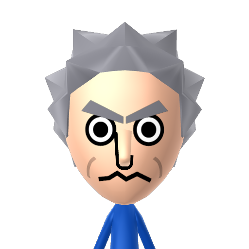 Rick Mii character: These are extracted and derived from the Mii Central Miis from the 3DS Miitopia.