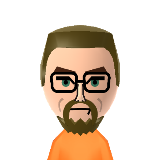 G. Freeman Mii character: Protagonist from Valve's "Half-Life" series.