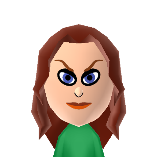 Poison Ivy Mii character preview