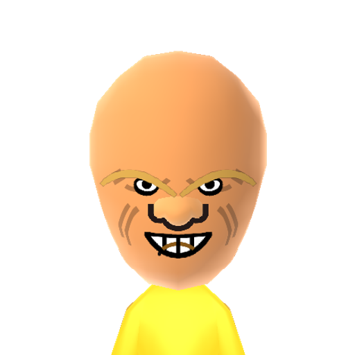 yellow Mii character preview