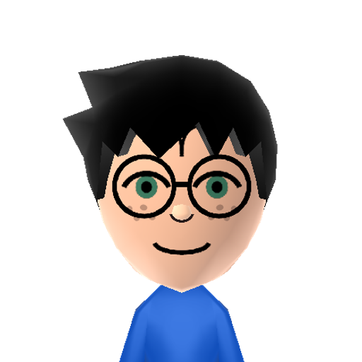 Harry Mii character: These are extracted and derived from the Mii Central Miis from the 3DS Miitopia.