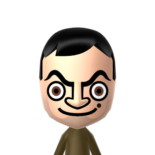 Mr.Bean Mii character: These are extracted and derived from the Mii Central Miis from the 3DS Miitopia.