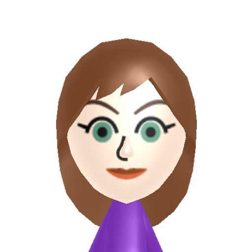 mom Mii character: A Mii used for Nintendo Network ID LADYBAILEY by mom.