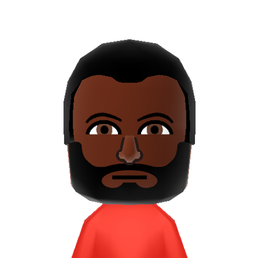T. Degroot Mii character: Otherwise known as Demoman. From "Team Fortress 2".