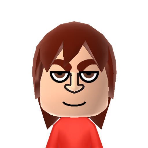 Blocky Mii character: A Mii from Goiky Sports Resort, a mod for Wii Sports Resort