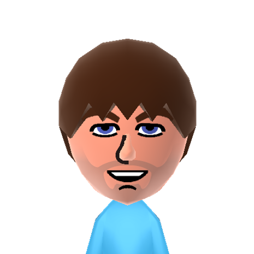 Ian Hecox Mii character: One of the two protagonist on the youtube series "Smosh" and "Ian is Bored".
