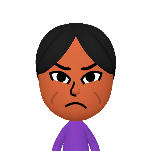 no name Mii character: This Mii is from the Switch SDK as a SampleDB Mii.