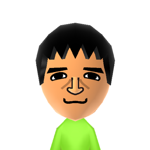 なかがわけ　つよし Mii character: A Mii from Yoshimoto Comedians